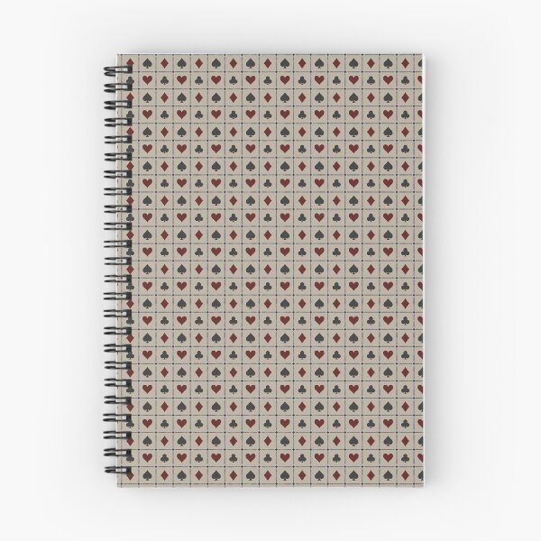 Item preview, Playing Card Suits // Warm Taupe Retro Navy Burgundy // small designed and sold by DColourMuse.