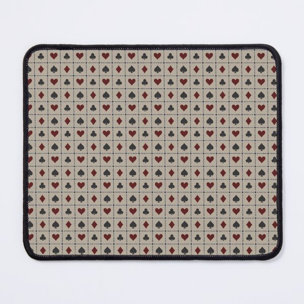 Item preview, Playing Card Suits // Warm Taupe Retro Navy Burgundy // small designed and sold by DColourMuse.