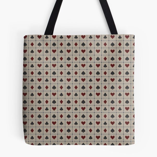 Item preview, Playing Card Suits // Warm Taupe Retro Navy Burgundy // small designed and sold by DColourMuse.