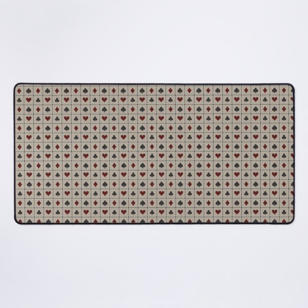Item preview, Playing Card Suits // Warm Taupe Retro Navy Burgundy // small designed and sold by DColourMuse.