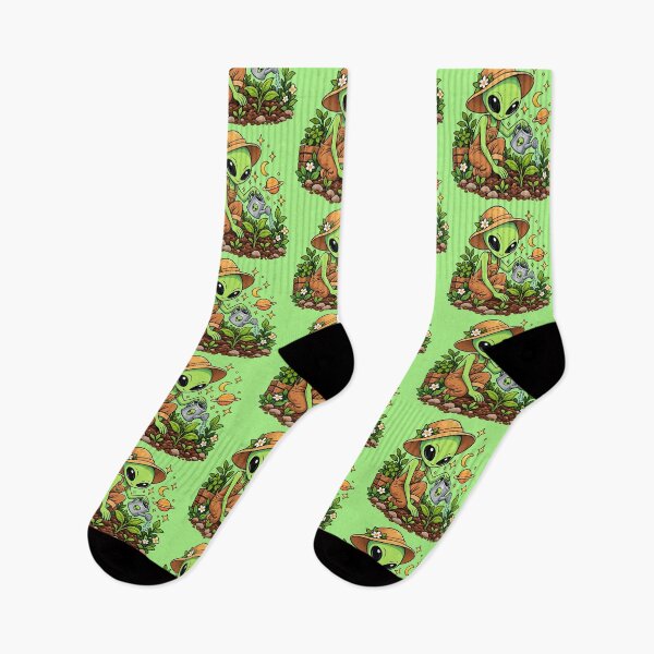 Item preview, Cute Alien Gardener – Space Gardening & Plant Lover designed and sold by DOCHEC.