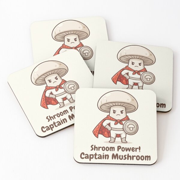 Item preview, Captain Mushroom designed and sold by Amir Faysal.
