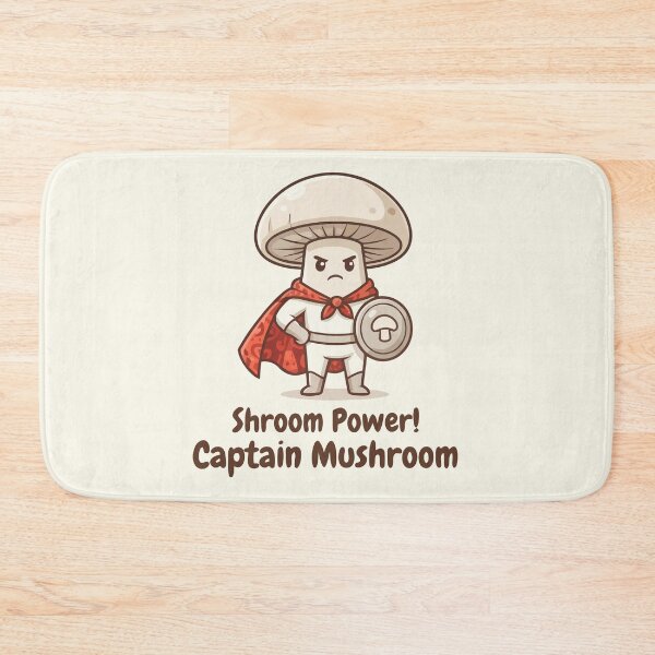 Item preview, Captain Mushroom designed and sold by Amir Faysal.