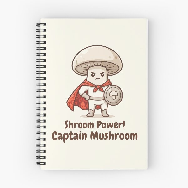 Item preview, Captain Mushroom designed and sold by Amir Faysal.