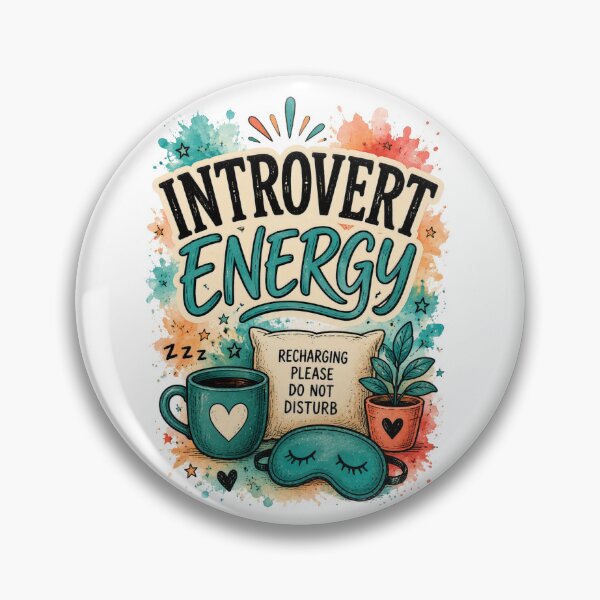 Item preview, Introvert Energy Recharge Mode Activated designed and sold by MarselArt.