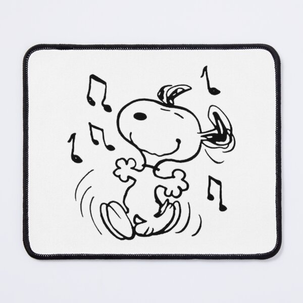 Item preview, Snoopy and Woodstock Enjoying Music Together Cute Cartoon Design designed and sold by Mikeall.