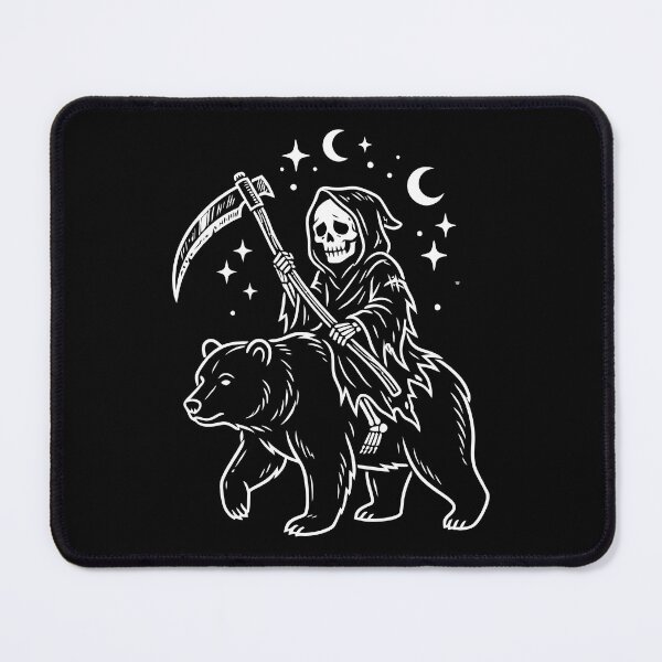 Item preview, Grim Reaper Riding Bear designed and sold by Amir Faysal.