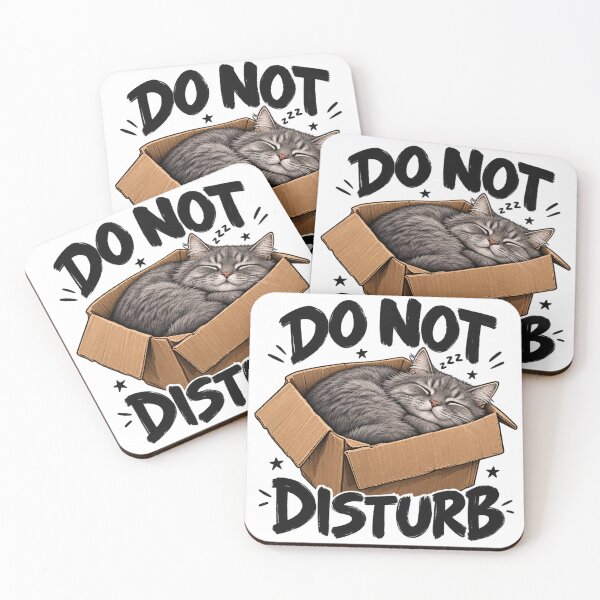 Item preview, DO NOT DISTURB - CAT in a BOX designed and sold by UrbanStatic.