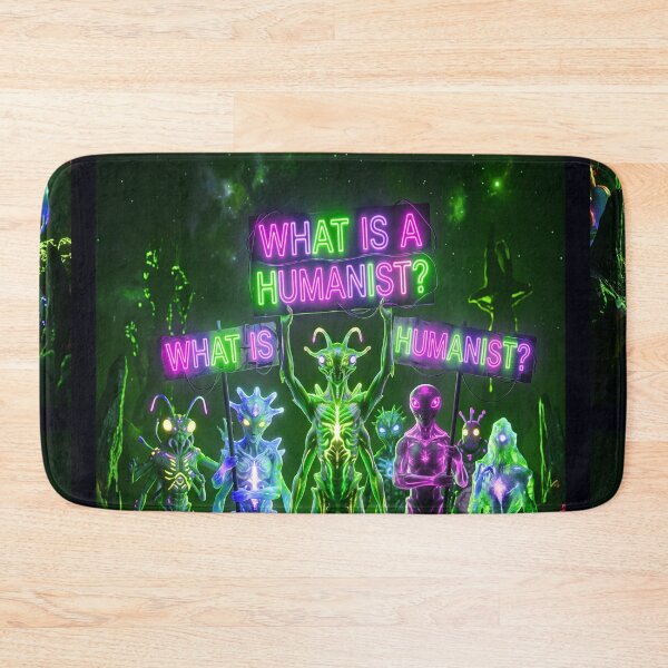 Item preview, ALIENS ASKING WHAT A HUMANIST IS designed and sold by NOIMION DIGITAL ART.