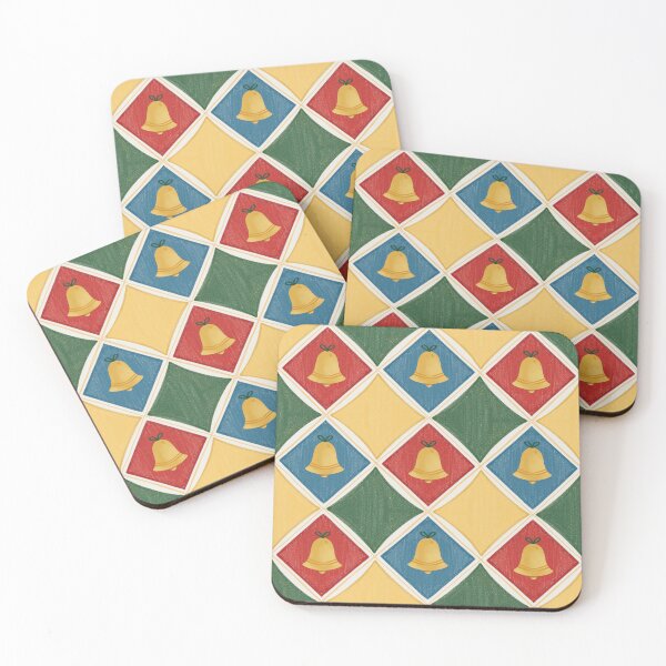 Item preview, Retro Christmas Bells Holiday Design designed and sold by Little Wimbly.