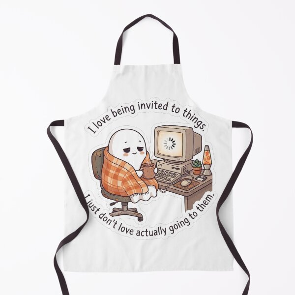 Item preview, I love being invited to things. I just don’t love actually going to them. designed and sold by jrzvibe.