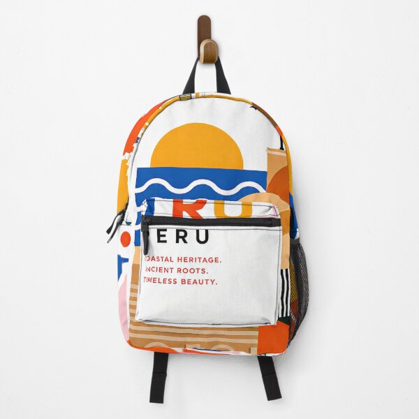Item preview, Colorful geometric travel poster featuring Trujillo, Peru archit designed and sold by ckybe.