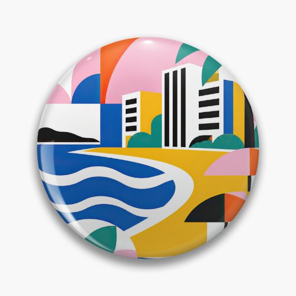Item preview, Colorful geometric travel poster for Carolina, Puerto Rico, designed and sold by ckybe.