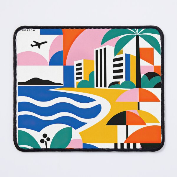 Item preview, Colorful geometric travel poster for Carolina, Puerto Rico, designed and sold by ckybe.