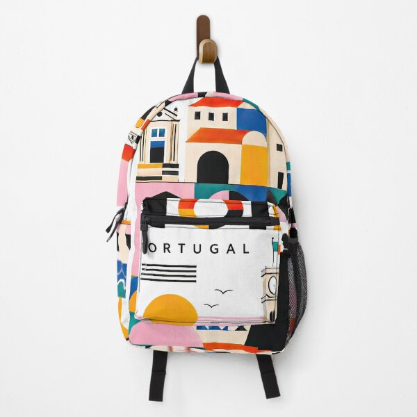 Item preview, Colorful geometric illustration of Portuguese architecture, land designed and sold by ckybe.