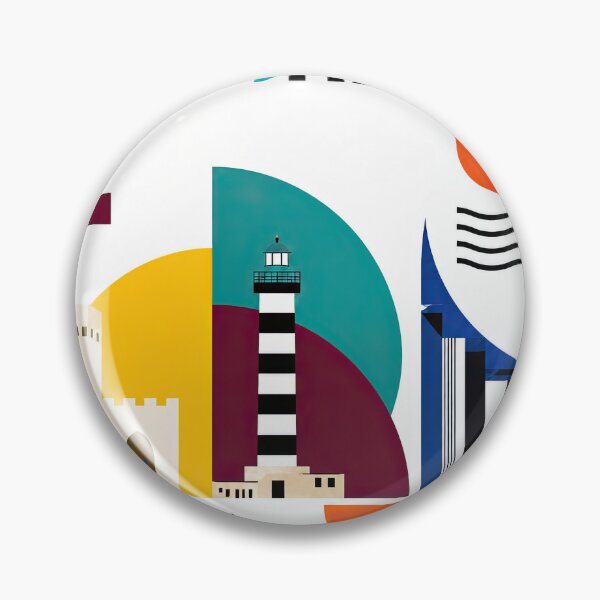 Item preview, Colorful geometric poster featuring the Madinat Ash Shamal designed and sold by ckybe.