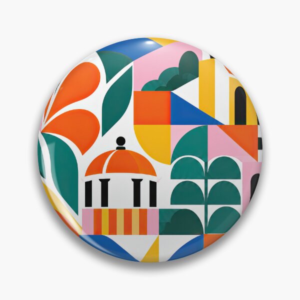 Item preview, Colorful geometric poster depicting Caguas, Puerto Rico, with designed and sold by ckybe.