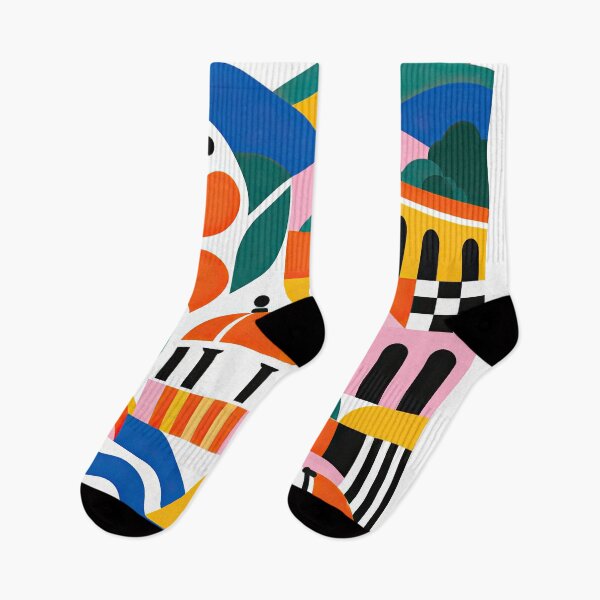 Item preview, Colorful geometric poster depicting Caguas, Puerto Rico, with designed and sold by ckybe.