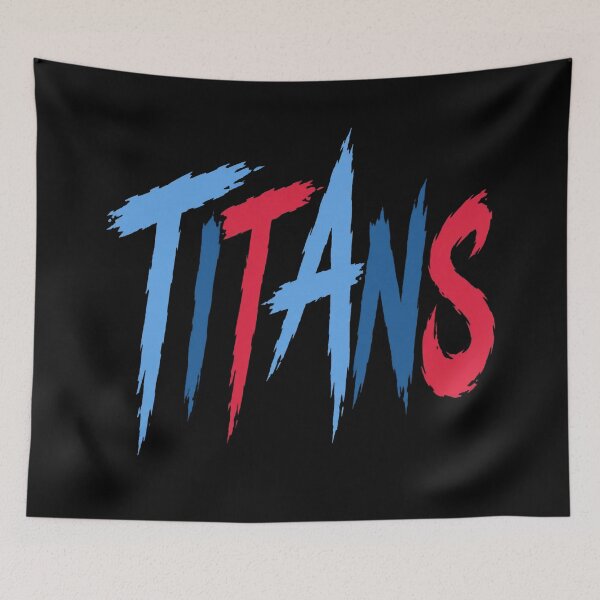 Item preview, Titans Brush Wordmark designed and sold by CampfieldliArts.