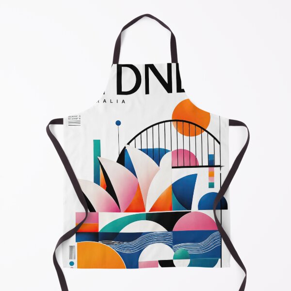 Item preview, Abstract geometric poster featuring the Sydney Opera House, designed and sold by ckybe.