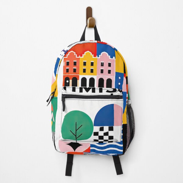 Item preview, Colorful geometric illustration of Timi?oara, Romania, featuring designed and sold by ckybe.