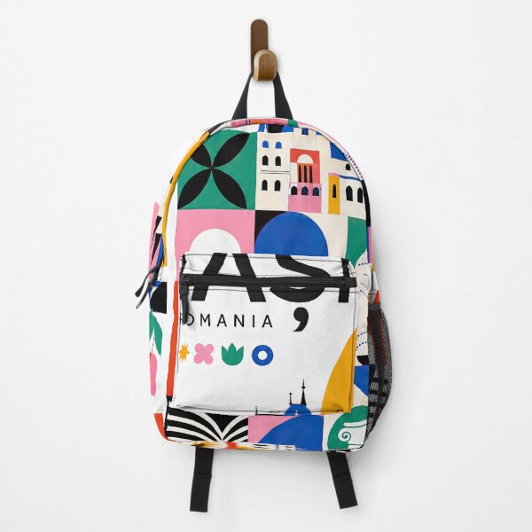 Item preview, Colorful geometric illustration of Iasi, Romania, featuring styl designed and sold by ckybe.