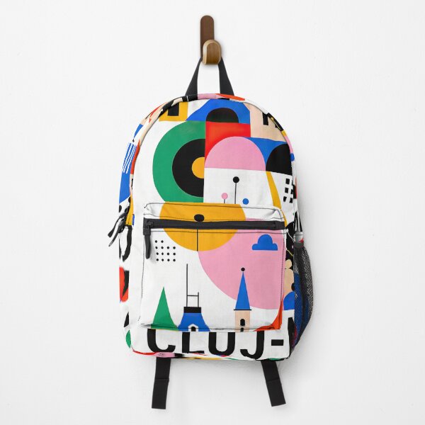 Item preview, Colorful geometric illustration of Cluj-Napoca featuring stylize designed and sold by ckybe.