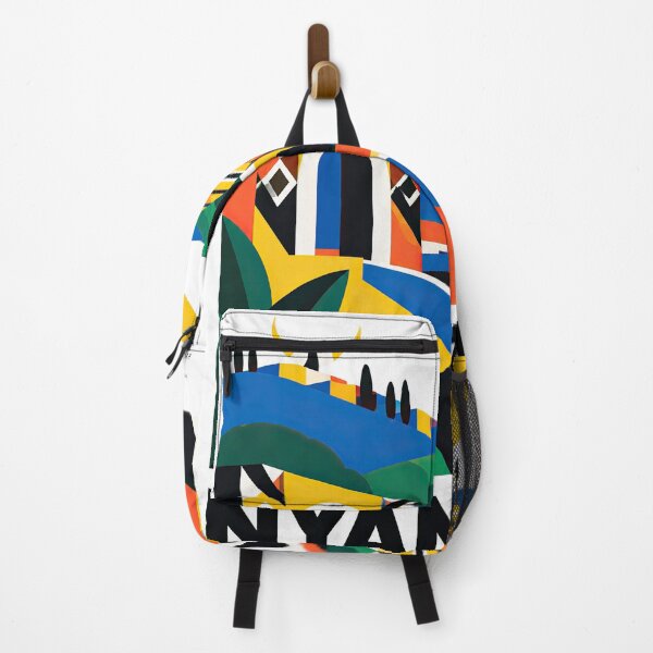 Item preview, Colorful geometric illustration of Nyanza, Rwanda, featuring a designed and sold by ckybe.