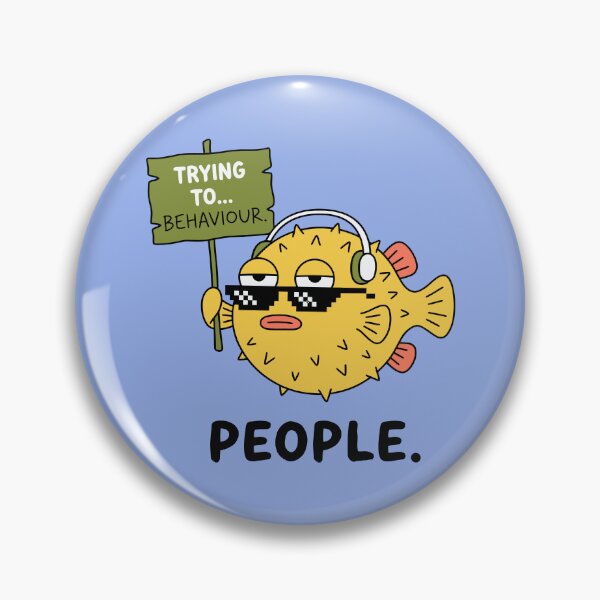 Item preview, Funny Pufferfish designed and sold by Amir Faysal.
