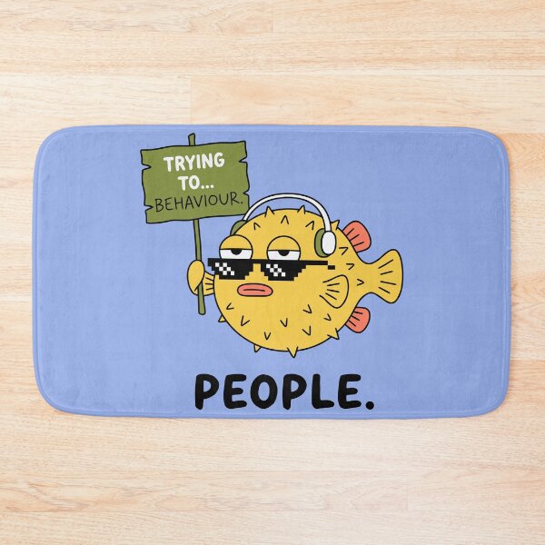 Item preview, Funny Pufferfish designed and sold by Amir Faysal.