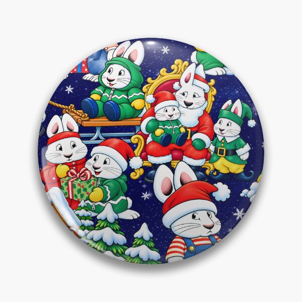 Item preview, Christmas Rabbit Brothe and Sister Kids Cartoon designed and sold by Pretty Things Online.