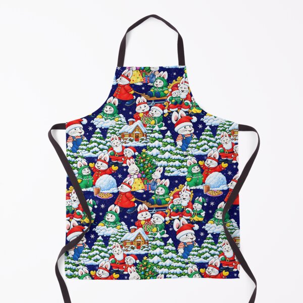 Item preview, Christmas Rabbit Brothe and Sister Kids Cartoon designed and sold by Pretty Things Online.