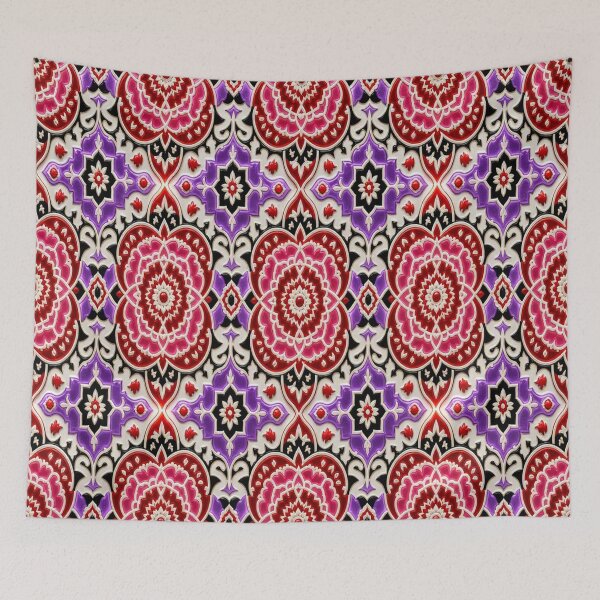 Item preview, 3D Ornate Floral Gothic Raven Emblem & Seamless Pattern designed and sold by Breezes-of-Ida.