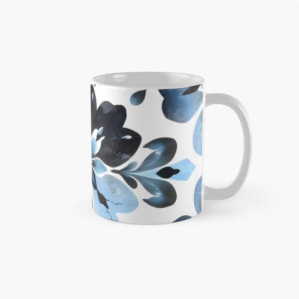 Item preview, Blue abd Black Floral  designed and sold by GraphicsClub.