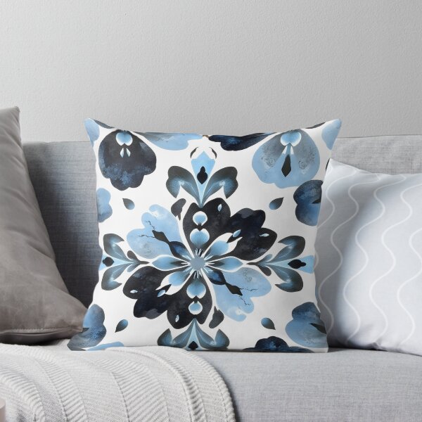 Item preview, Blue abd Black Floral  designed and sold by GraphicsClub.