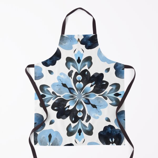 Item preview, Blue abd Black Floral  designed and sold by GraphicsClub.