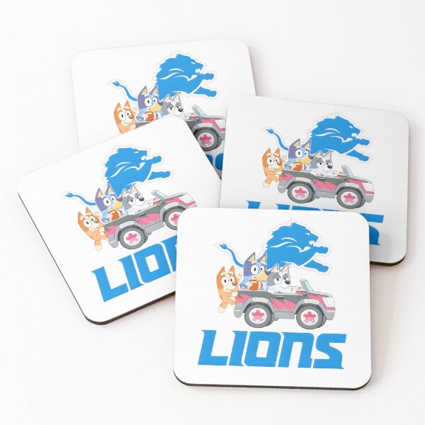 Item preview, Bluey Characters Detroitt Lions Car designed and sold by Kleinpixel.