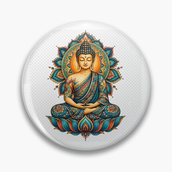 Item preview, Buddha Mandala Meditation Art designed and sold by KKDreamDesign.