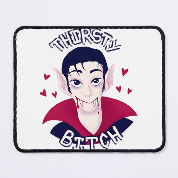 Item preview, Thirsty Vampire Artwork Featuring Gothic Dark Fantasy Design designed and sold by Netflix Merchandise.