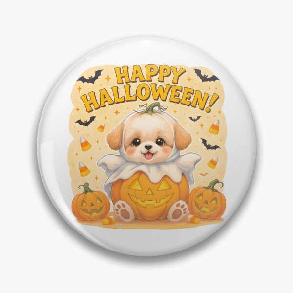 Item preview, Cute Maltipoo Ghost Pumpkin Halloween designed and sold by Kedspicedesign.