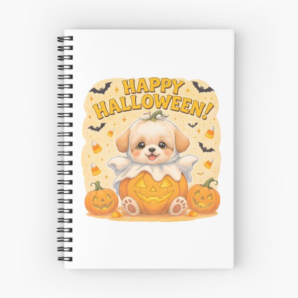 Item preview, Cute Maltipoo Ghost Pumpkin Halloween designed and sold by Kedspicedesign.