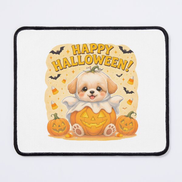 Item preview, Cute Maltipoo Ghost Pumpkin Halloween designed and sold by Kedspicedesign.