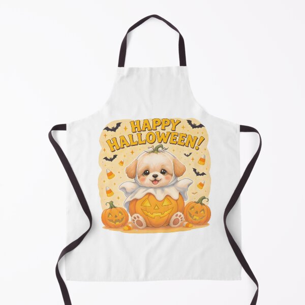 Item preview, Cute Maltipoo Ghost Pumpkin Halloween designed and sold by Kedspicedesign.