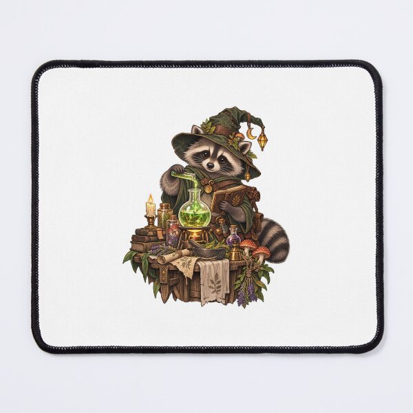 Item preview, Raccoon Alchemist – Cozy Fantasy Apothecary designed and sold by Zunny91.