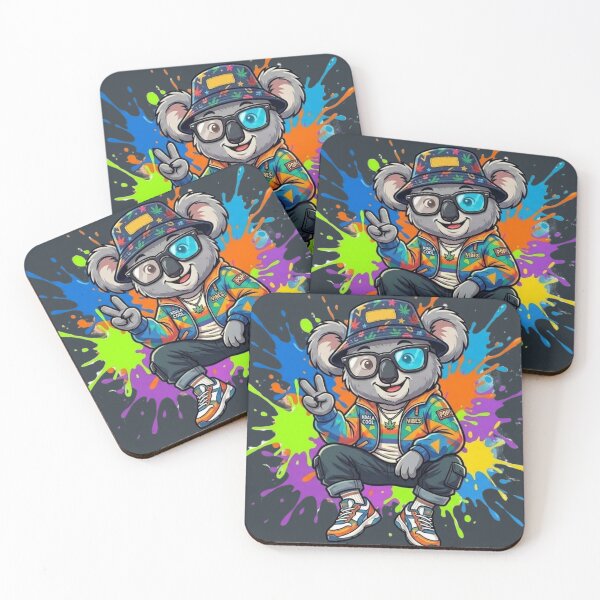Item preview, ​Cool Streetwear Koala Paint Splatter Art designed and sold by Gianlu1215.