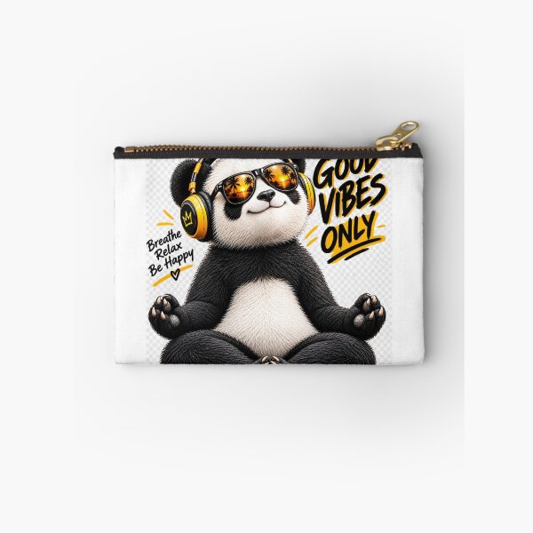 Item preview, Good Vibes Only Meditating Panda  designed and sold by InterStore78.