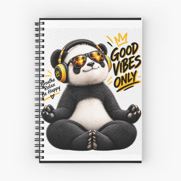 Item preview, Good Vibes Only Meditating Panda  designed and sold by InterStore78.