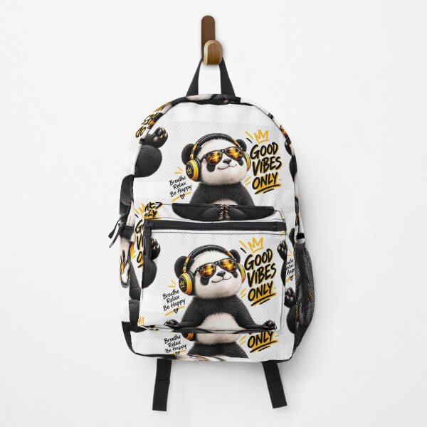 Item preview, Good Vibes Only Meditating Panda  designed and sold by InterStore78.