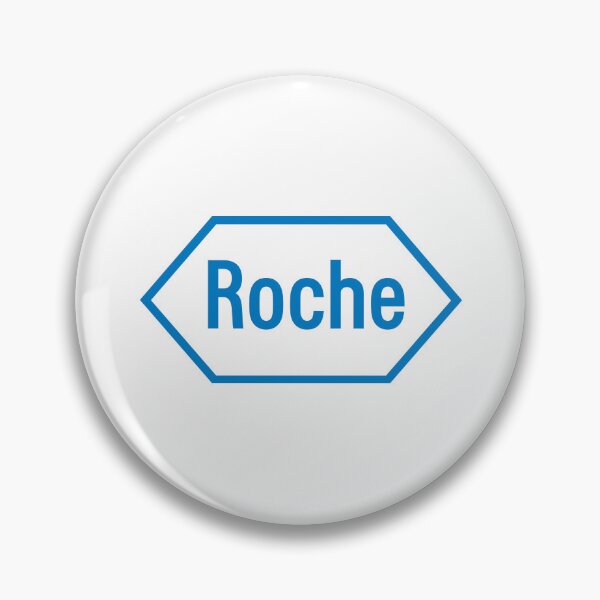 Item preview, Roche Logo Blue Hexagon Outline Swiss Pharmaceutical And Diagnostics Company Brand designed and sold by Sabine  L Blau.