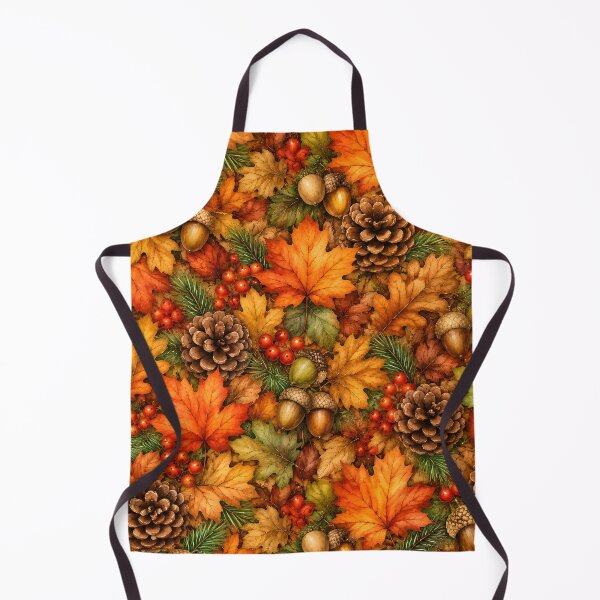 Item preview, Autumn Harvest Leaves, Pinecones & Acorns Pattern designed and sold by blankTeeShirt.